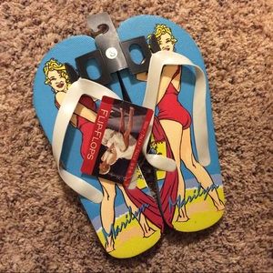 New Marilyn Monroe flip flops thongs - fun style